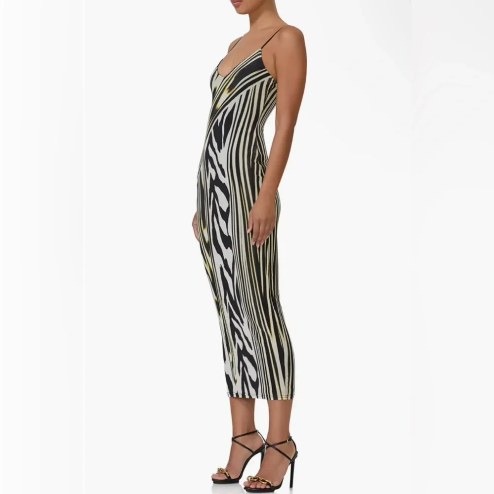 AFRM Amina Mesh Midi Slipdress - Picture 2 of 10